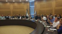 ועדת הכספים בנושא סגירת שדה דב. (צילום: ארז רביב)