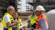 מבצע "ההסתדרות למען עובדי הבניין" בביג פורייה בטבריה (צילום באדיבות דוברות ההסתדרות)
