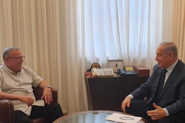 ראש הממשלה בנימין נתניהו נפגש עם יו"ר ההסתדרות ארנון בר-דוד, 11 ביוני 2019