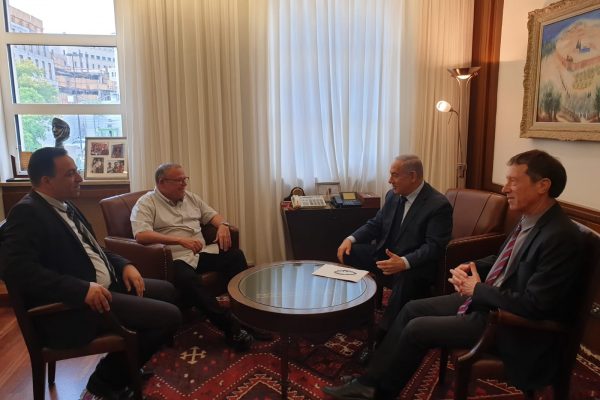 ראש הממשלה בנימין נתניהו נפגש עם יו"ר ההסתדרות ארנון בר-דוד, 11 ביוני 2019
