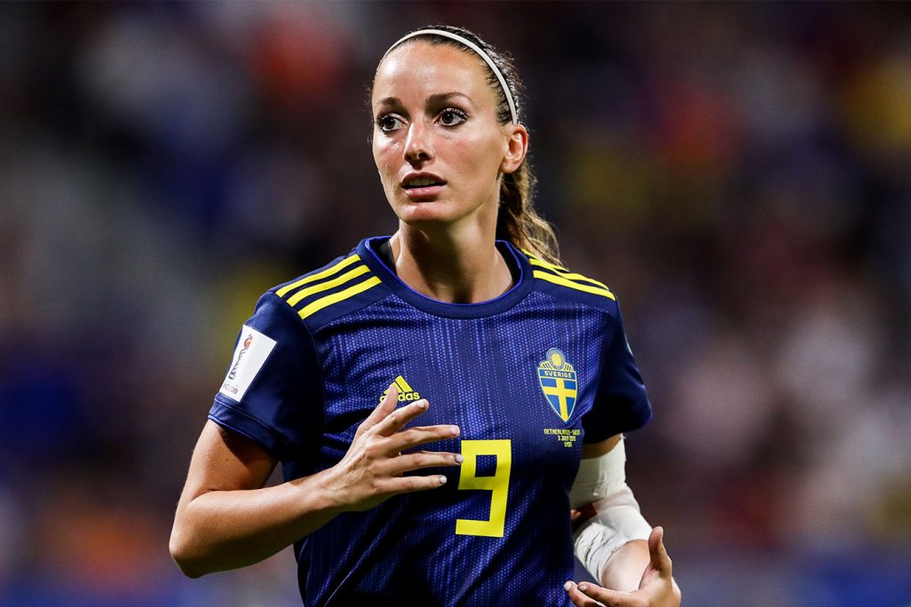 שחקנית נבחרת שוודיה קוסובר אסלני (Photo by Zhizhao Wu/Getty Images)