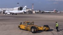 עובד צוות קרקע בנמל התעופה בן גוריון (צילום: shutterstock)