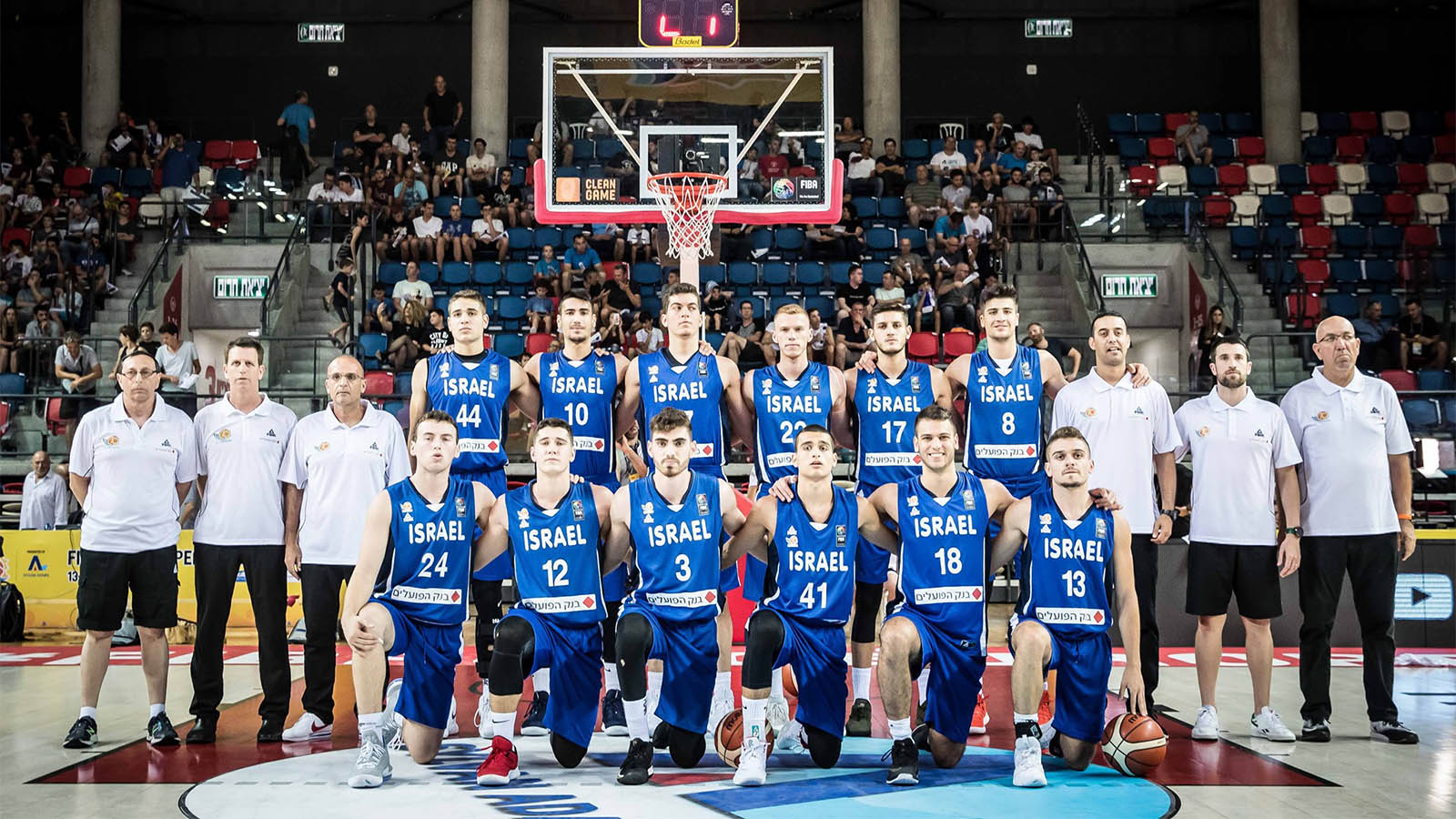 נבחרת העתודה של ישראל בכדורסל, 2019 (תמונה באדיבות איגוד הכדורסל בישראל)