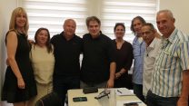 הסכם קיבוצי ראשון בחברת ההיסעים "א. ראם" (צילום: אגף הדוברות בהסתדרות)