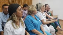דיון על שביתת האחיות בבית הדין לעבודה בתל אביב (צילום: טל כרמון)