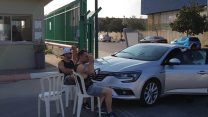 שביתת עובדי בחברת "רינקם קומפני" המספקת חומרי ייצור למפעל אינטל (צילום: אגף הדוברות בהסתדרות)