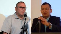 יו"ר ההסתדרות ארנון בר דוד ואבי סולימן יו"ר הפועל המזרחי (דוברות ההסתדרות)