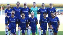 שחקניות קבוצת הנשים של צ'לסי. 8 באוגוסט 2019 (Photo by Harriet Lander - Chelsea FC/Chelsea FC via Getty Images)