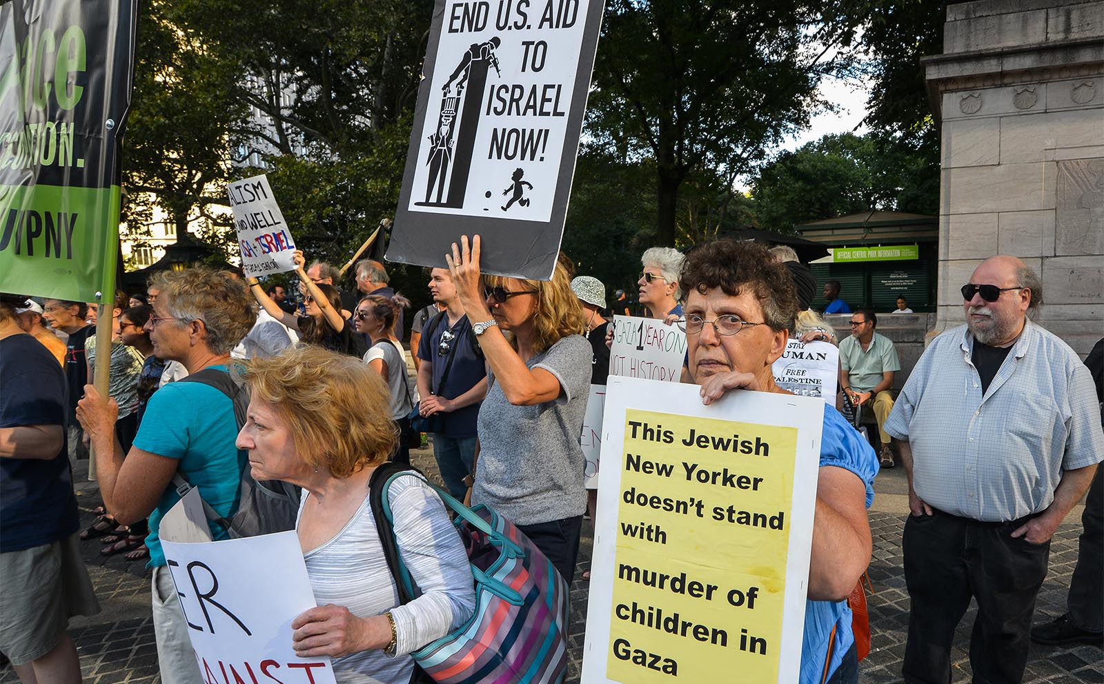 מחאת הBDS בניו יורק 2015. (Photo by Albin Lohr-Jones/Pacific Press/LightRocket via Getty Images)