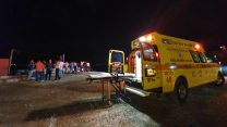 זירת תאונת עבודה  (צילום אילוסטרציה: דניאל דרובישנסקי דוברות מד"א)