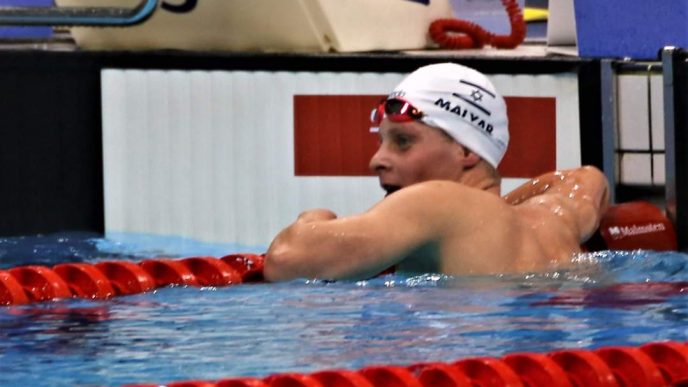 מארק מליאר באליפות העולם בשחייה פראלימפית, לונדון 2019 (צילום: קרן איזקסון)
