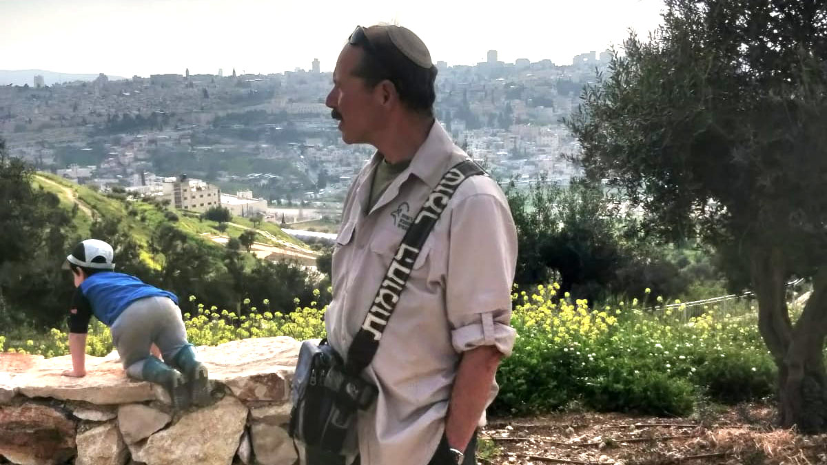Evyatar Cohen, Jerusalem district director at the Nature and Parks Authority (Photograph courtesy of Evyatar Cohen)