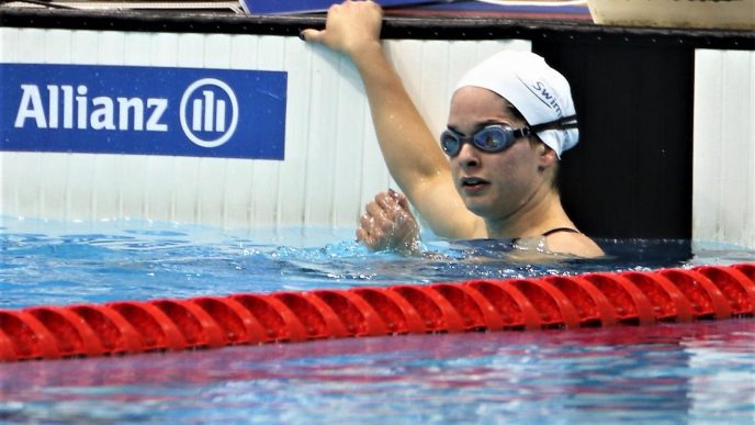 אראל הלוי באליפות העולם בשחייה פראלימפית, לונדון 2019 (צילום: קרן איזיקסון, הוועד הפראלימפי)