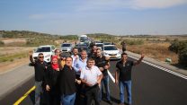 חבר הכנסת איימן עודה בשיירת המחאה לכיוון ירושלים (קרדיט: הרשימה המשותפת)
