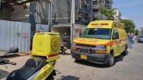 זירת תאונת עבודה (צילום ארכיון: תיעוד מבצעי מד״א)