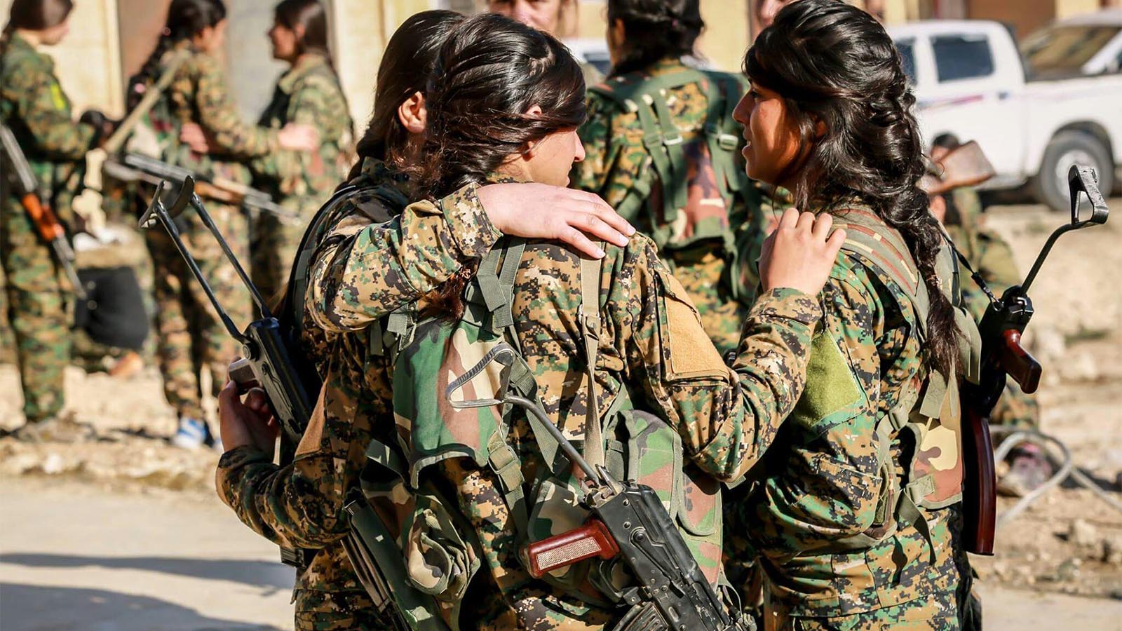 לוחמות כורדיות YPJ (צילום: Kurdishstruggle / flickr).