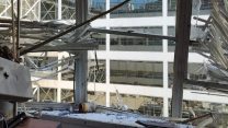 נזק בטכניון. (צילום: דוברות כבאות והצלה מחוז חוף)