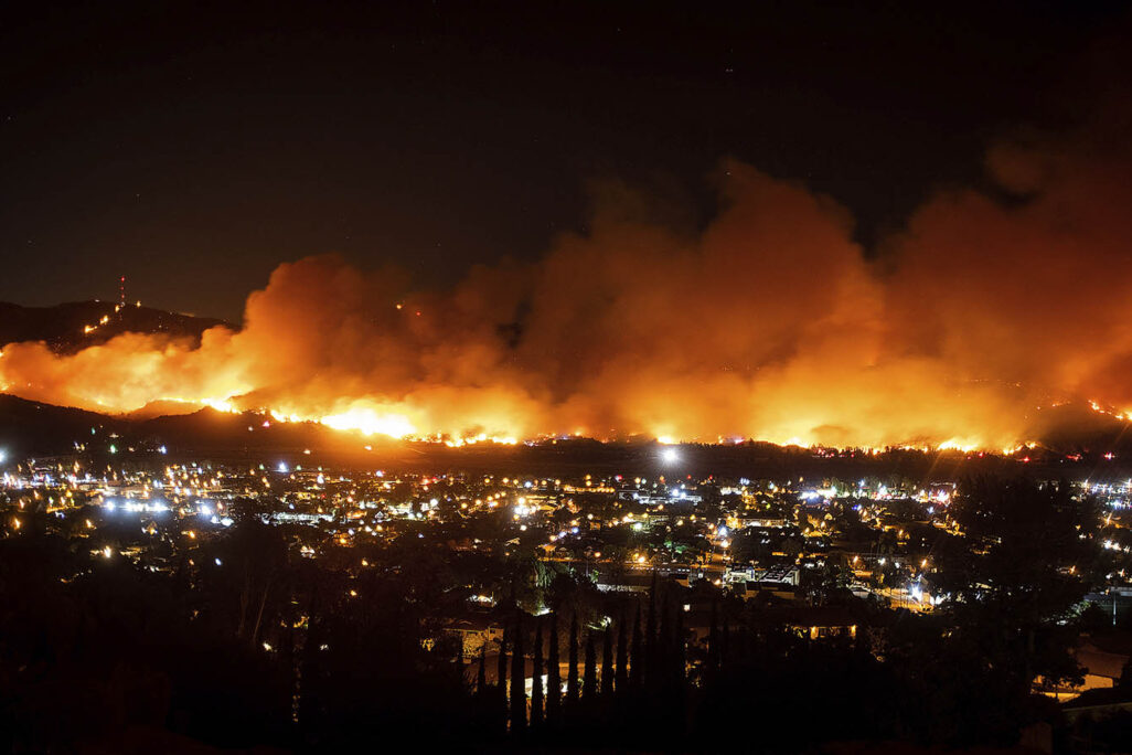 שריפת הענק בקליפורניה, ארה"ב. 31 באוקטובר 2019.  (AP Photo/Noah Berger, File)