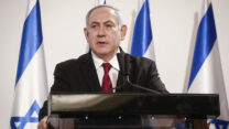 רה"מ נתניהו במסיבת עיתונאים בעקבות חיסול בכיר הג'יהאד האיסלמי, בהאא' אבו אלעטא, בעזה. 12 בנובמבר (צילום: מרים אלטשר/פלאש90)