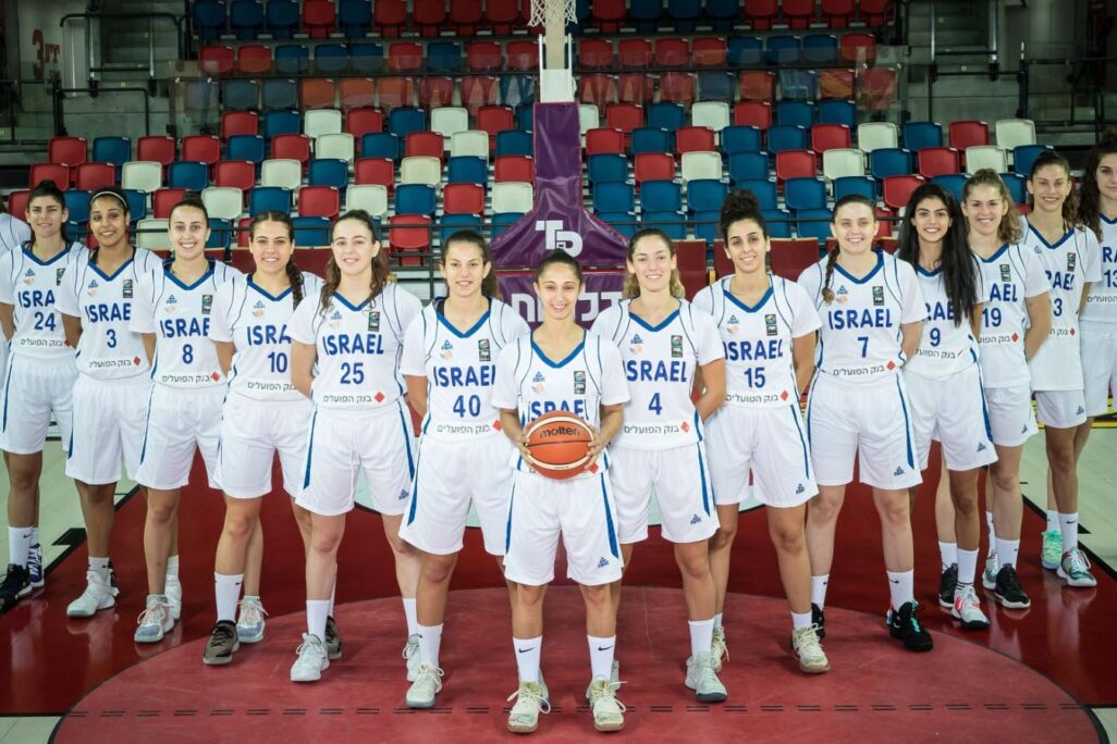 נבחרת הנשים ישראל בכדורסל (צילום: איגוד הכדורסל בישראל)