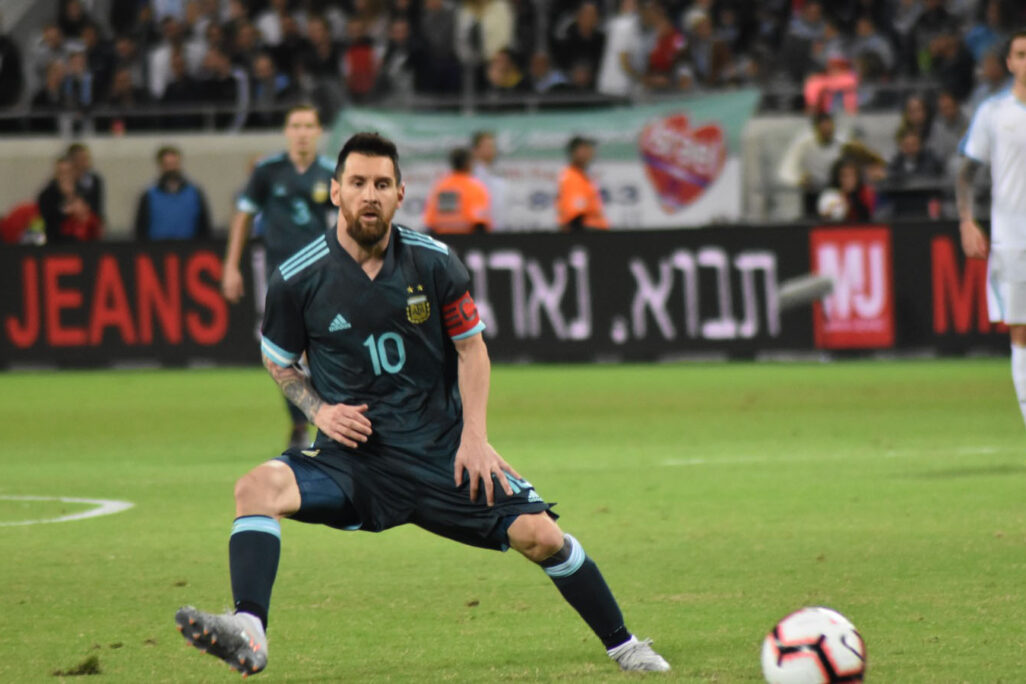 ליאו מסי, נבחרת ארגנטינה מול אורוגוואי, אצטדיון בלומפילד בתל אביב. 18 לנובמבר 2019 (צילום: יאיר צוקר)