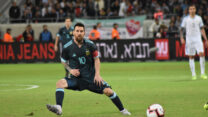 ליאו מסי, נבחרת ארגנטינה מול אורוגוואי, אצטדיון בלומפילד בתל אביב. 18 לנובמבר 2019 (צילום: יאיר צוקר)