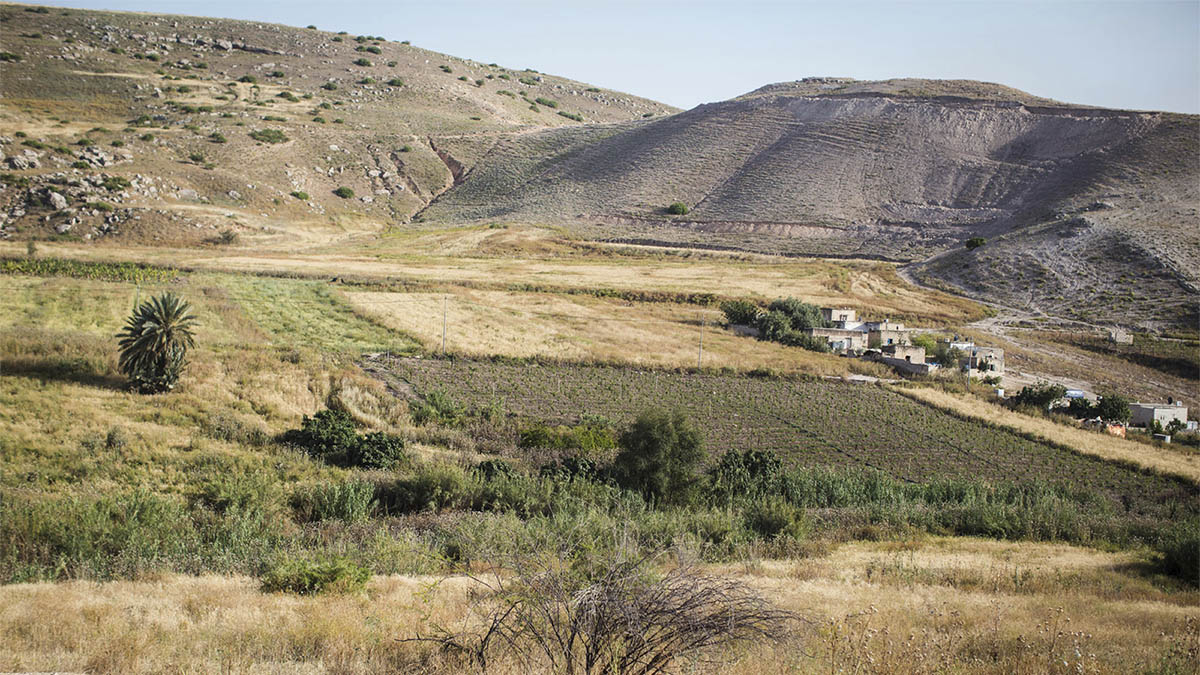 שטח חקלאי ירדני בבקעת הירדן (AP Photo/Lindsey Leger)