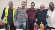 חתימת הסכם קיבוצי לעובדי המרכז הלוגיסטי בחוגלה-קימברלי קלארק, 12 בדצמבר 2019 (צילום: דוברות ההסתדרות)