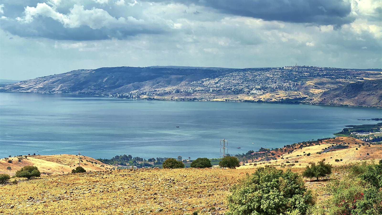 The Sea of Galilee, or the Kinneret, in the north of Israel (Photograph: Shutterstock)