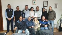 הסכם המסדיר את תנאי 170 עובדי מפעל טבעול שיועבר מקיבוץ לוחמי הגטאות לקריית גת (קרדיט: דוברות ההסתדרות)