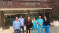 עובדי בית החולים "אלישע" בחיפה התאגדו בהסתדרות (צילום: דוברות ההסתדרות)