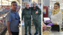 שמעון ביטון, עלא ומחמד גראב ונינט גיר (צילום: יהל פרג' ובאדיבות המרואיינים)