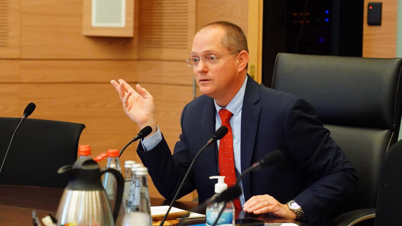 Committee Chairman MK Oded Forer (Photograph: Adina welman, Knesset)