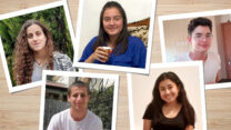 משמאל למעלה בכיוון השעון: פועה סעדה, רוז איברהים, אילעי שגיב, גבריאלה בן דוד ושחר דנק. "זו תקופה די סוערת ואתה צריך את החברים שלך שם". (תמונות באדיבות המצולמים | עיבוד: אידאה)