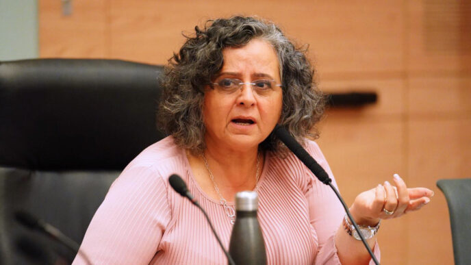 ח"כ עאידה תומא סלימאן (קרדיט: דוברות הכנסת – עדינה ולמן)