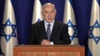 ראש הממשלה נתניהו מסביר על ההנחיות החדשות לקראת ערב הפסח (צילום מסך)