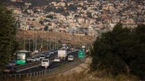 כביש 85 בכניסה לכרמיאל (צילום ארכיון: הדס פרוש/פלאש90)