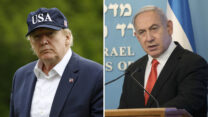 רה"מ נתניהו ונשיא ארה"ב טראמפ (צילומים: יונתן זינדל/פלאש90 | AP Photo/Patrick Semansky)