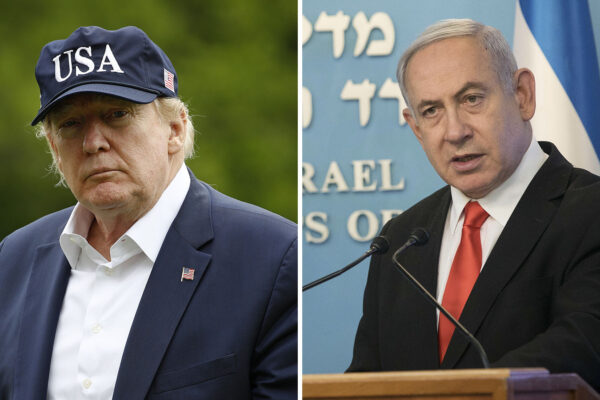רה"מ נתניהו ונשיא ארה"ב טראמפ (צילומים: יונתן זינדל/פלאש90 | AP Photo/Patrick Semansky)