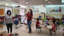 גן ילדים בגבעתיים. 10 במאי 2020 (צילום: עיריית גבעתיים)