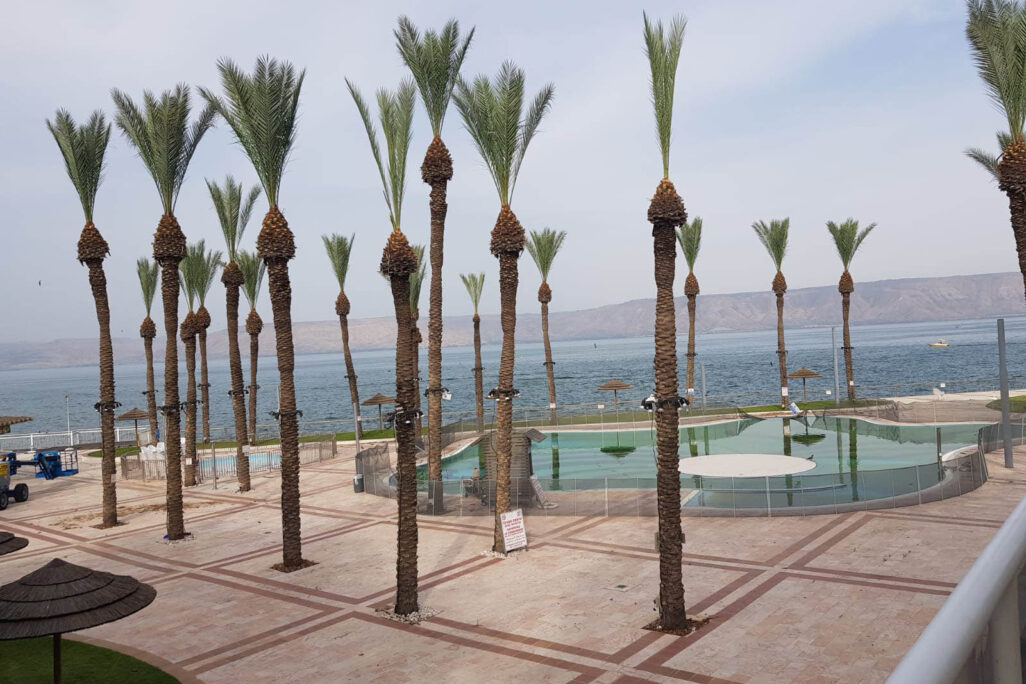 Gai Beach Hotel in Tiberias. "I suddenly realized that a hotel with no guests is really sad”