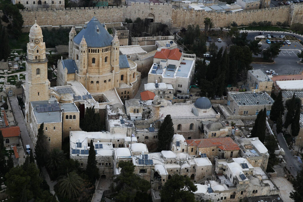 מתחם הר ציון בירושלים. (צילום: נתי שוחט/פלאש90)