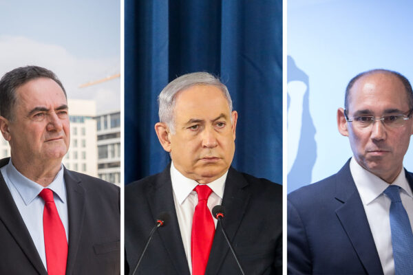אמיר ירון, נגיד בנק ישראל. בנימין נתניהו, ראש הממשלה. ישראל כ"ץ, שר האוצר. (צילומים: פלאש90, לע"מ)