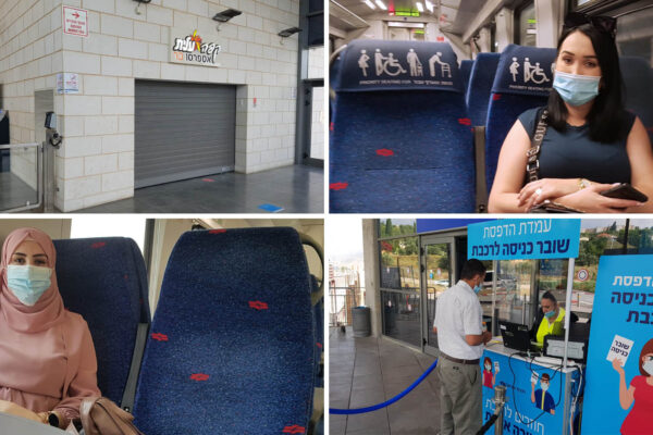 היום הראשון לחידוש הרכבת (צילום: רז רותם, שי ניר)