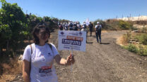 ענבל ברק בצעדת העובדות הסוציאליות (ללא קרדיט)