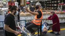 מחנה יהודה, ירושלים. 5 ביולי 2020. (צילום: אוליביה פיטוסי/פלאש90)