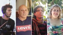מימין לשמאל: מיי גרף, ליאו תנא, אלפונסו חסון וניר מרדן (צילומים: אלבום פרטי)