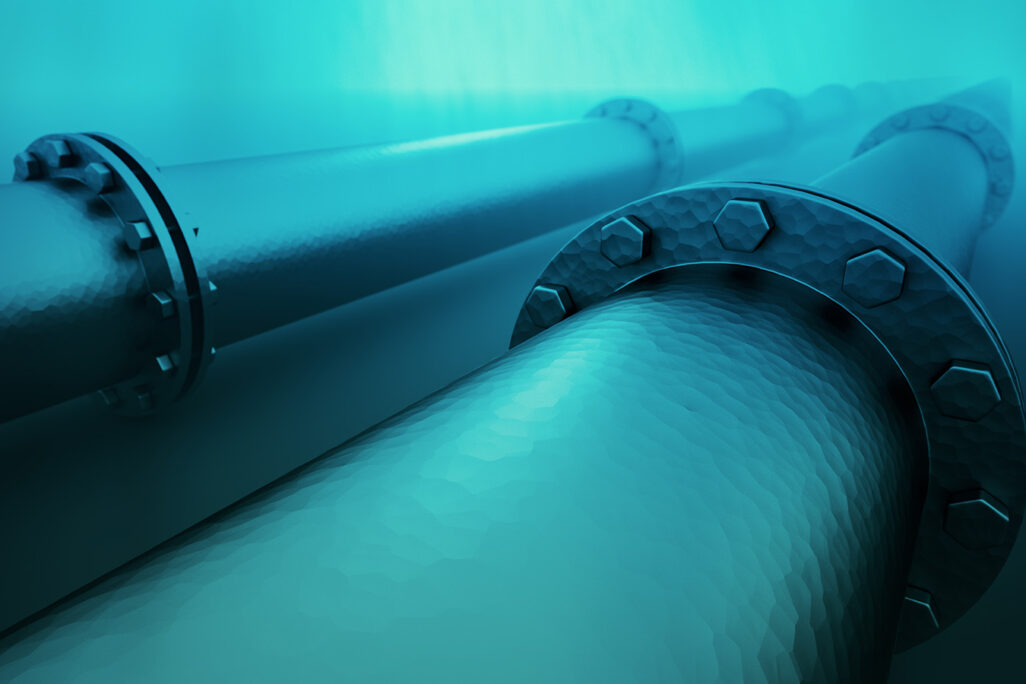 צינור גז תת-מימיי (צילום: Shutterstock)