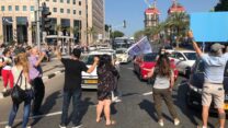 עוו״סיות חוסמות את עזריאלי בתל אביב (צילום: עוסיות)