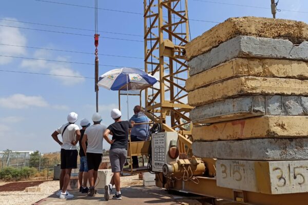 הכשרת מפעילי עגורן צריח במכללת 'הנדסה בגובה' (צילום ארכיון: ניצן צבי כהן)